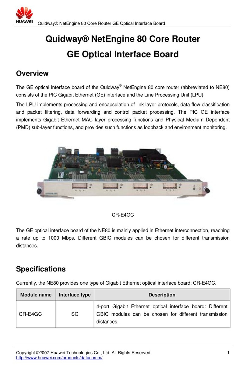 Huawei CR-E4GC User manual Huawei CR-E4GC User manual