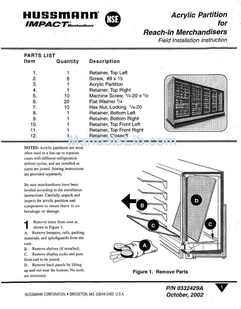 Hussmann ARL User manual Hussmann ARL User manual