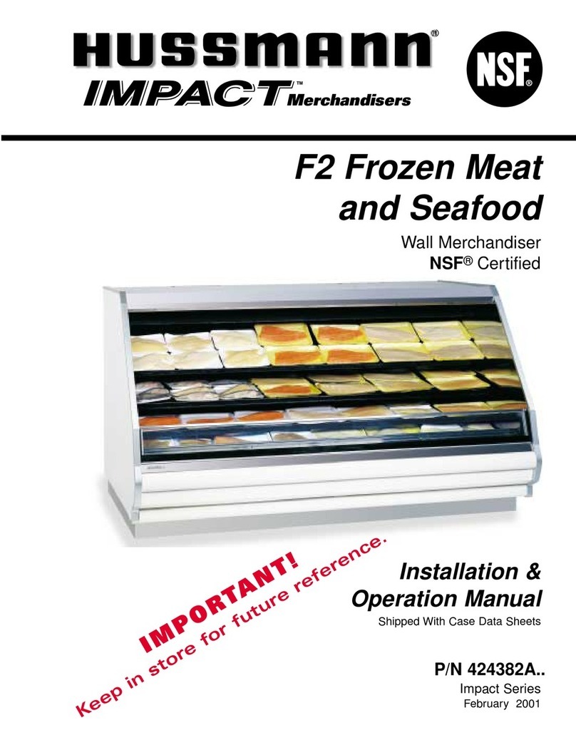 Hussmann Impact F2XLG User manual