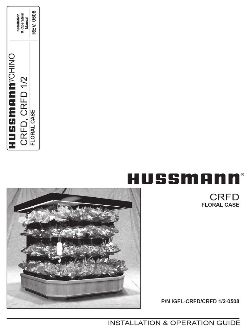 Hussmann CRFD Operating instructions Hussmann CRFD Operating instructions