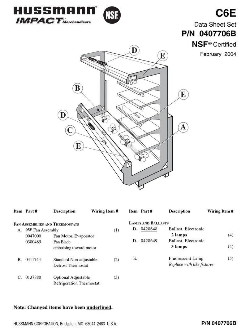 Hussmann Impact C6E datasheet