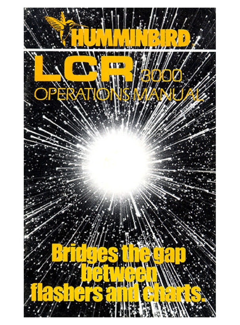 Humminbird LCR 3000 User manual