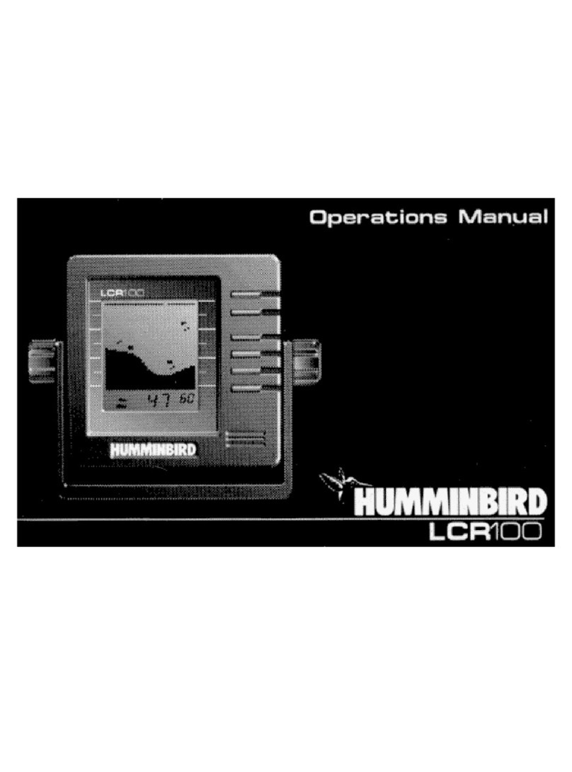 Humminbird LCR 100 Operation manual
