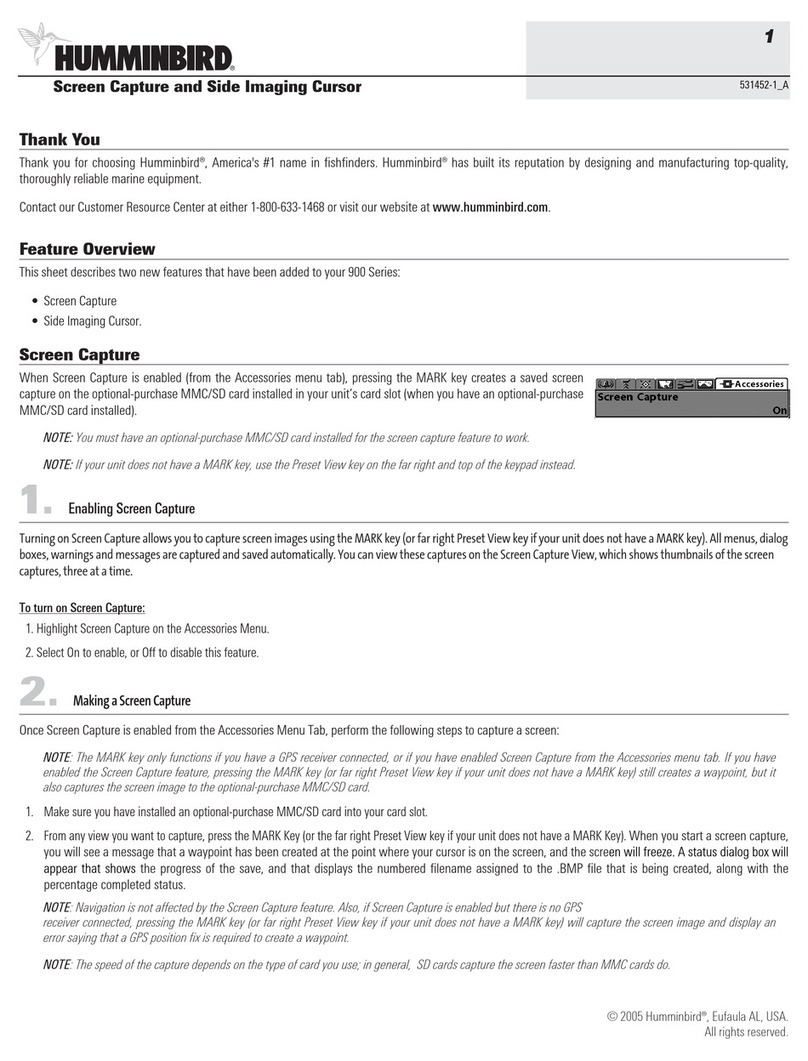 Humminbird 900 Series user guide