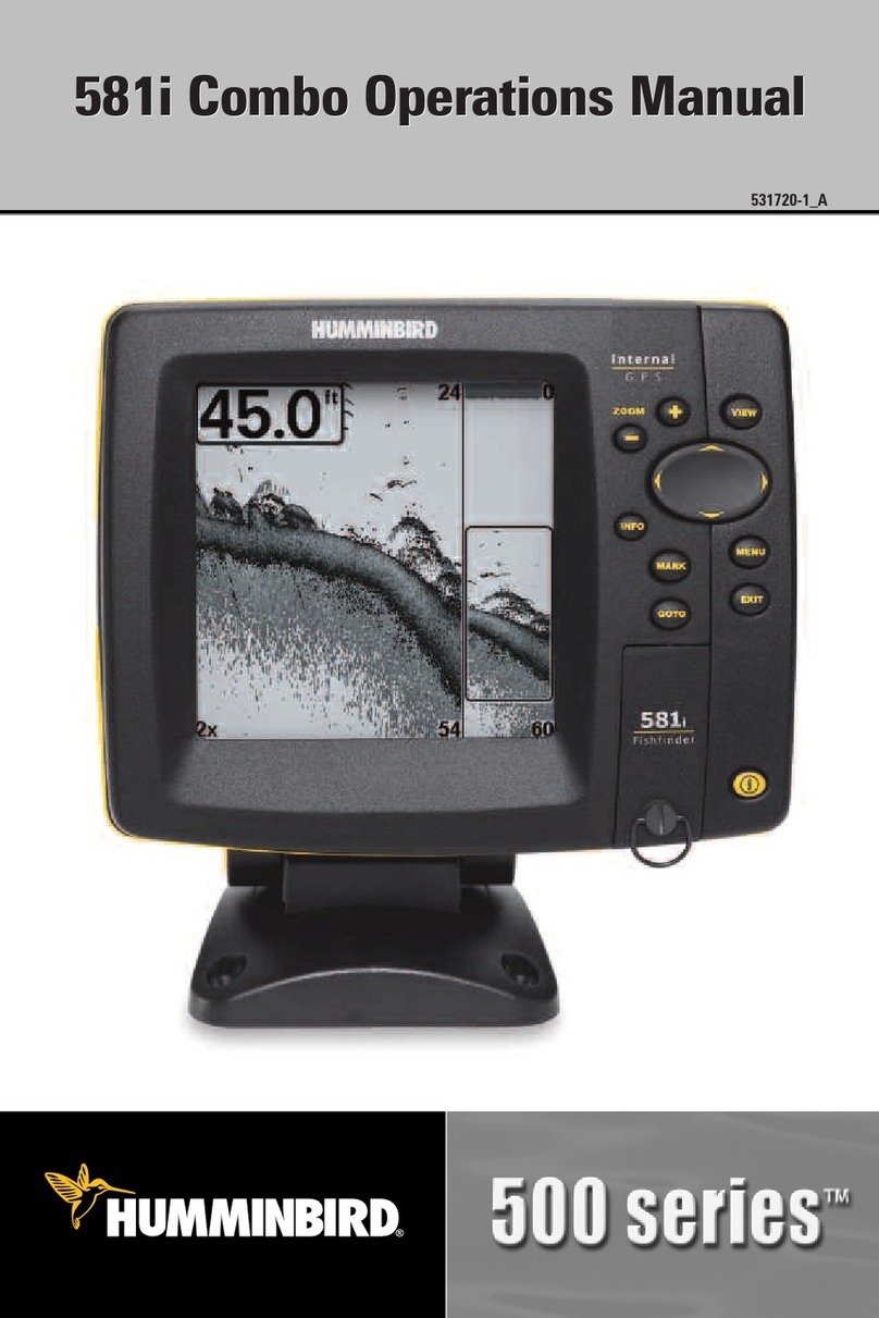 Humminbird 581i Combo Operation manual