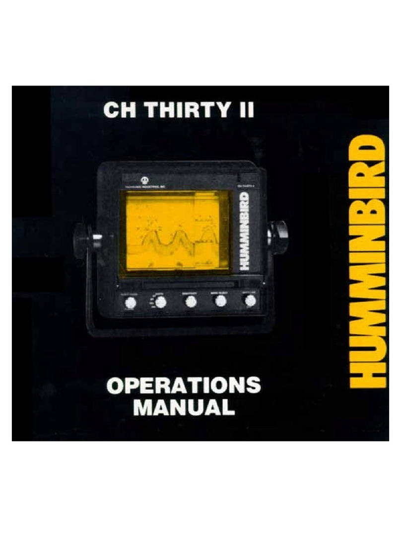 Humminbird CH Thirty II Operation manual