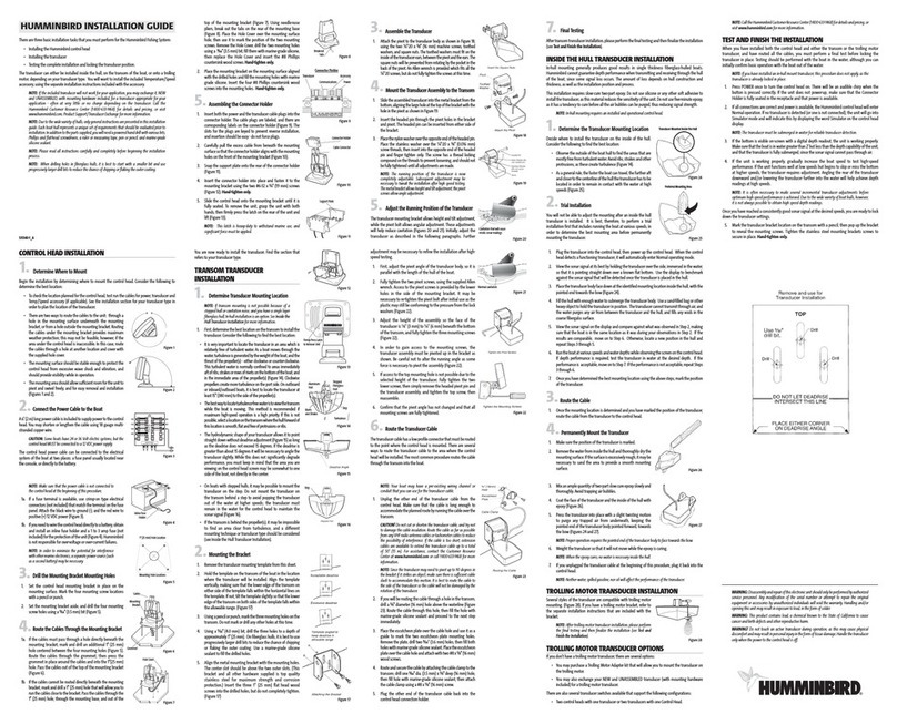 Humminbird Matrix 47 installation guide
