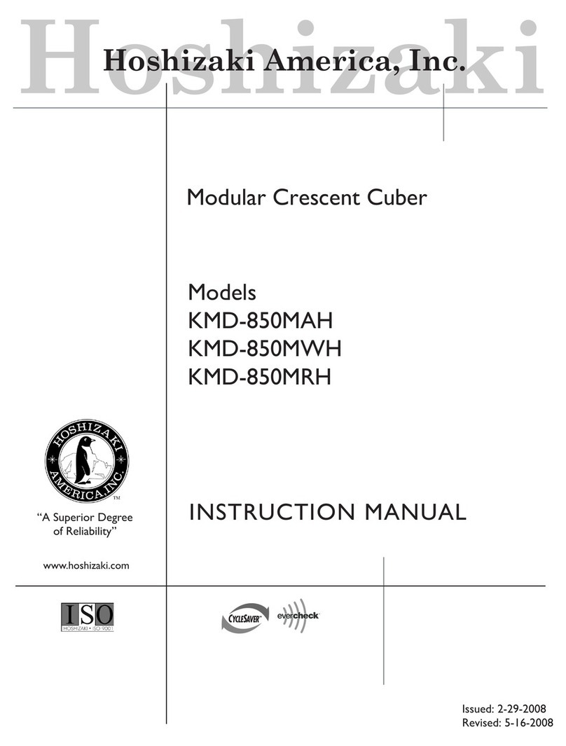 Hoshizaki KMD-850MAH User manual