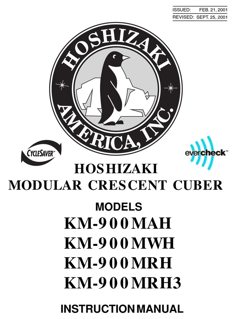 Hoshizaki KM-900MAH instruction manual