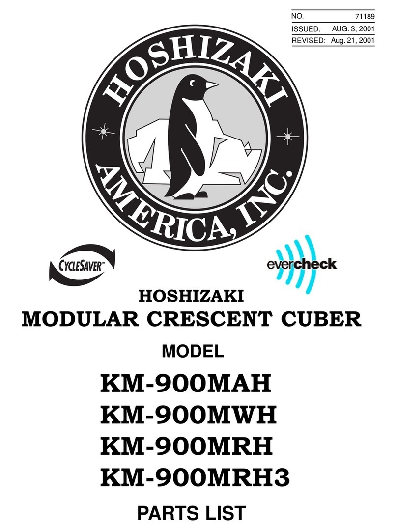 Hoshizaki KM-900MAH parts list