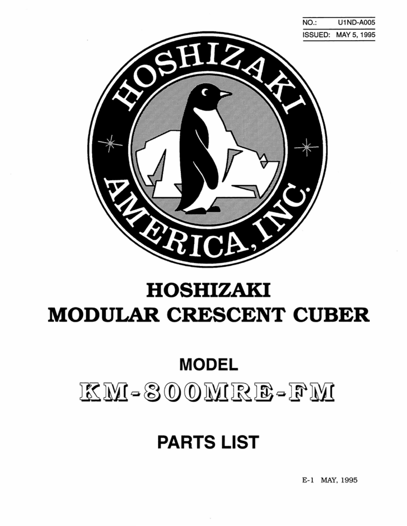 Hoshizaki KM-800MRE-FM parts list