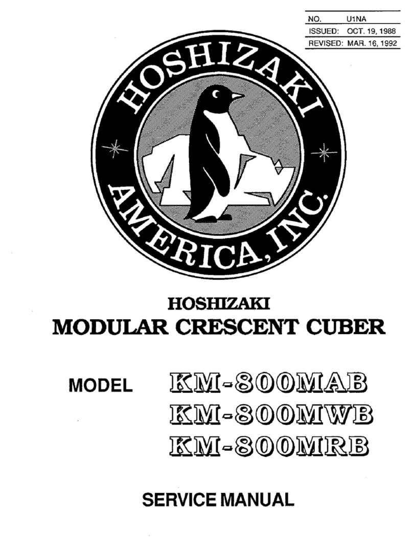 Hoshizaki KM-800MAB Service manual Hoshizaki KM-800MAB Service manual