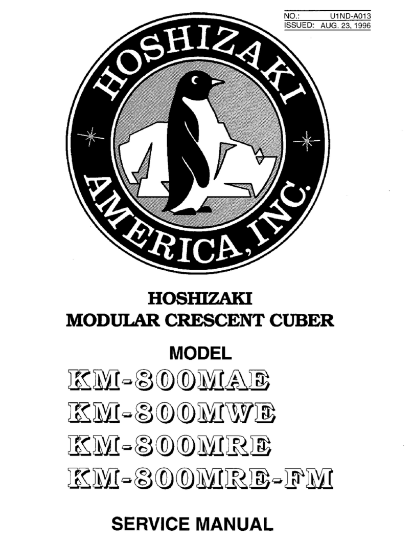 Hoshizaki KM-800MAE Service manual