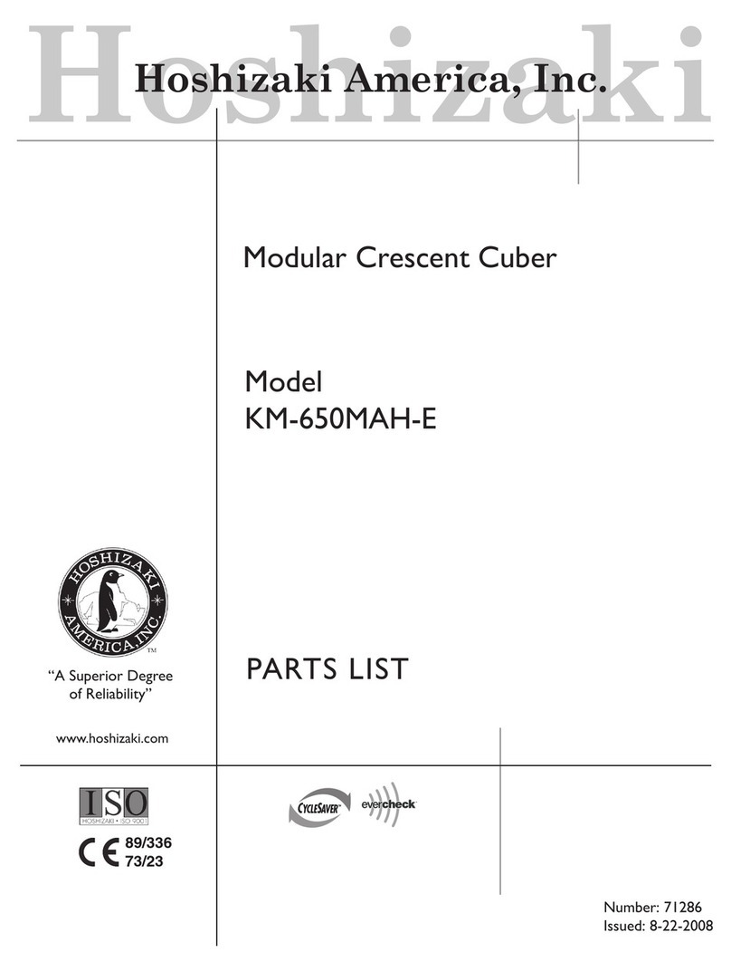 Hoshizaki KM-650MAH-E parts list