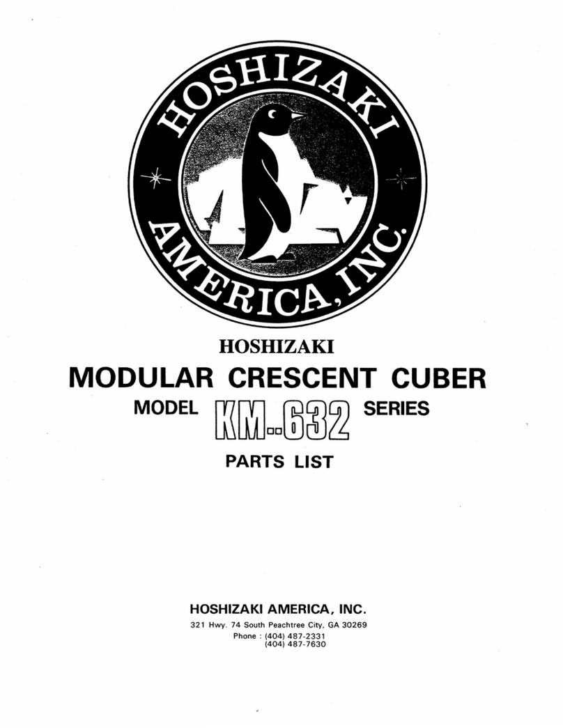 Hoshizaki KM-632DSU parts list