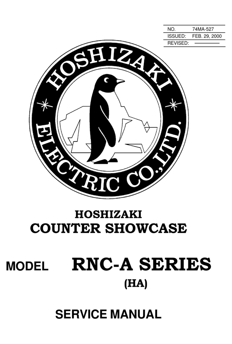 Hoshizaki RNC-120A-LA Service manual