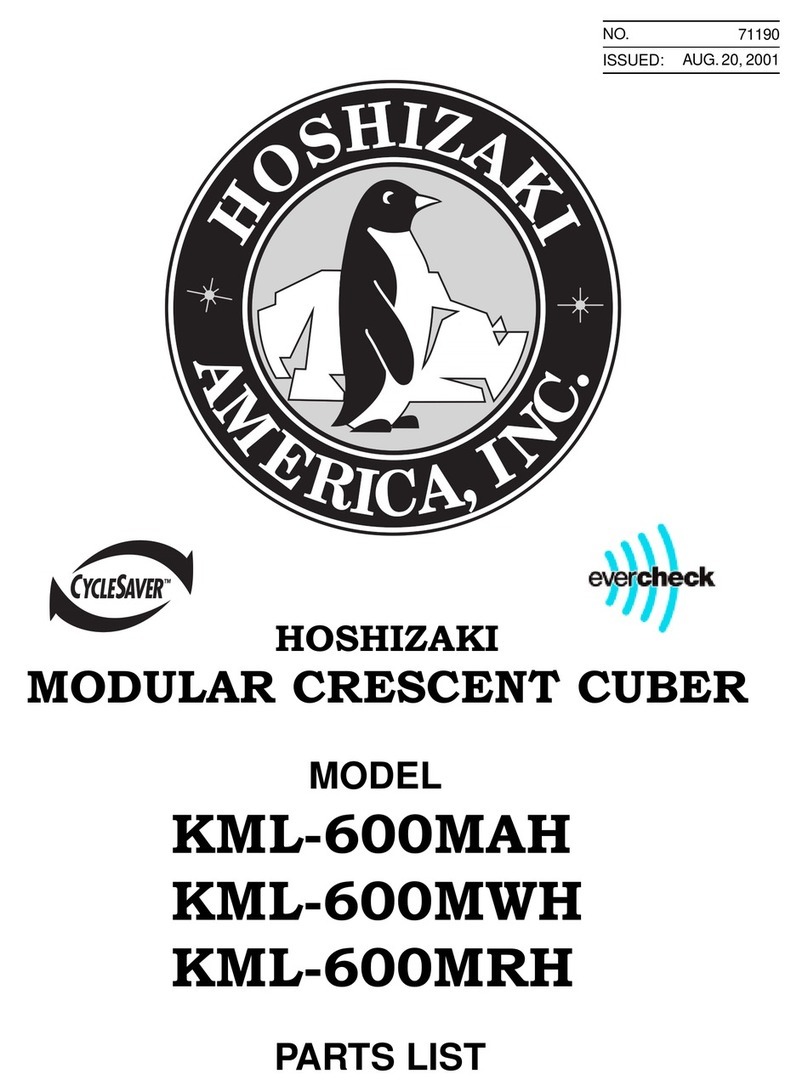 Hoshizaki KML-600MAH parts list