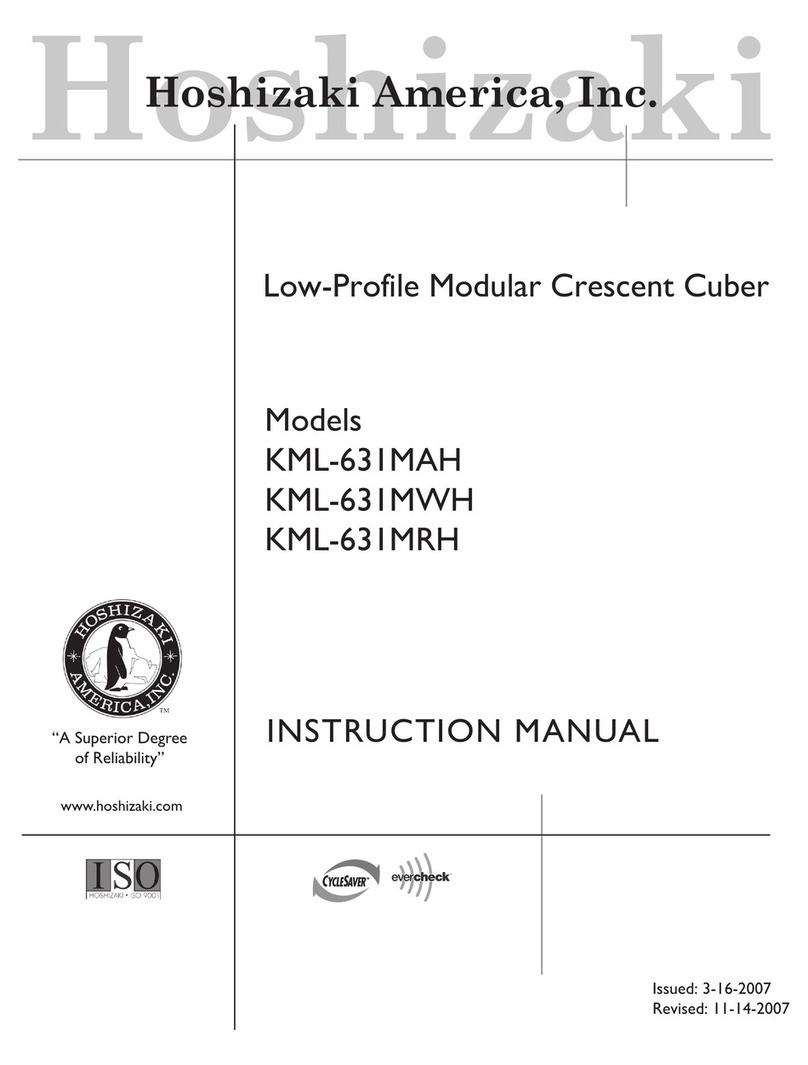 Hoshizaki KML-631MAH User manual Hoshizaki KML-631MAH User manual