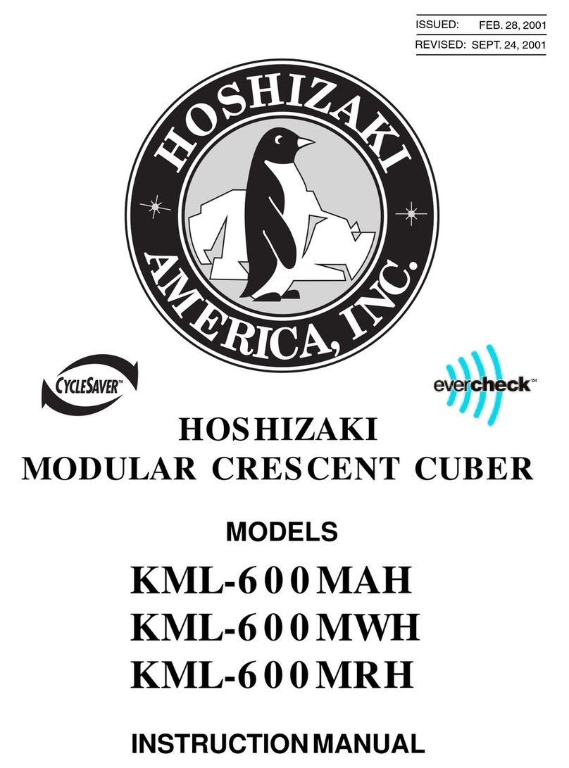 Hoshizaki KML-600MAH instruction manual