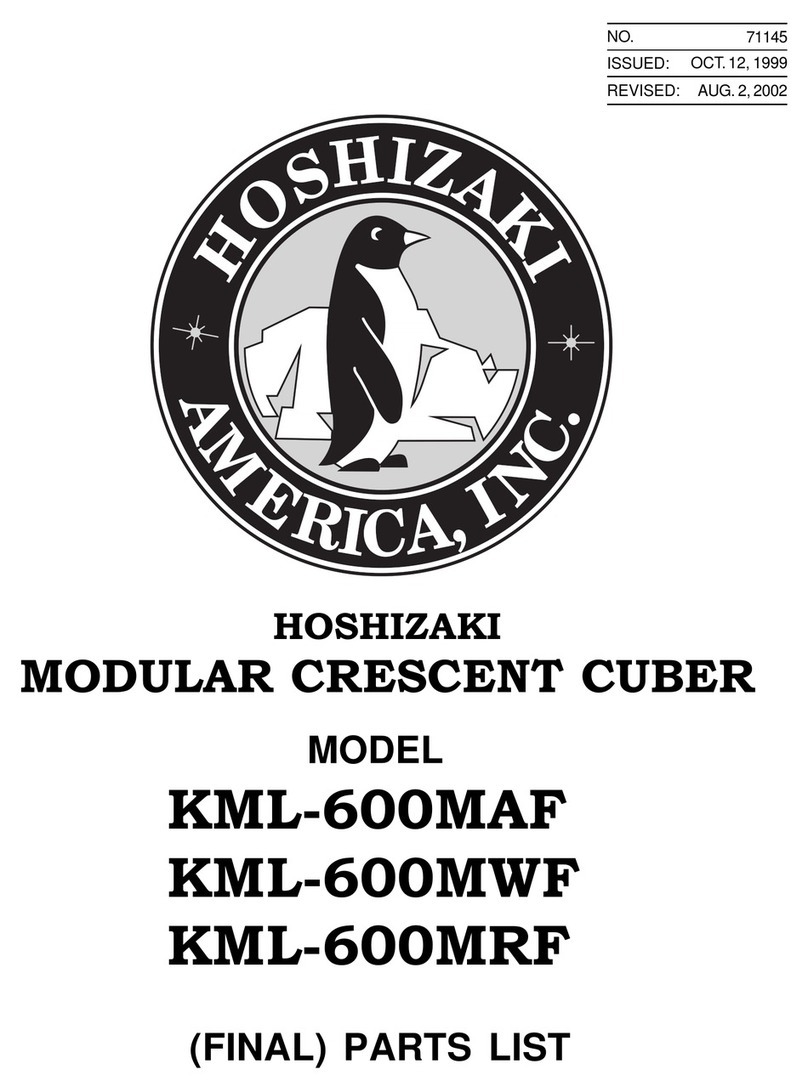 Hoshizaki KML-600MAF Final Parts List