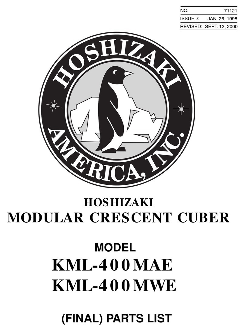 Hoshizaki KML-400MAE Final Parts List