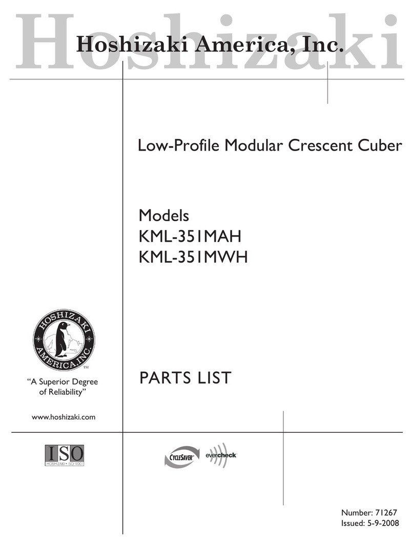 Hoshizaki KML-351MAH User manual