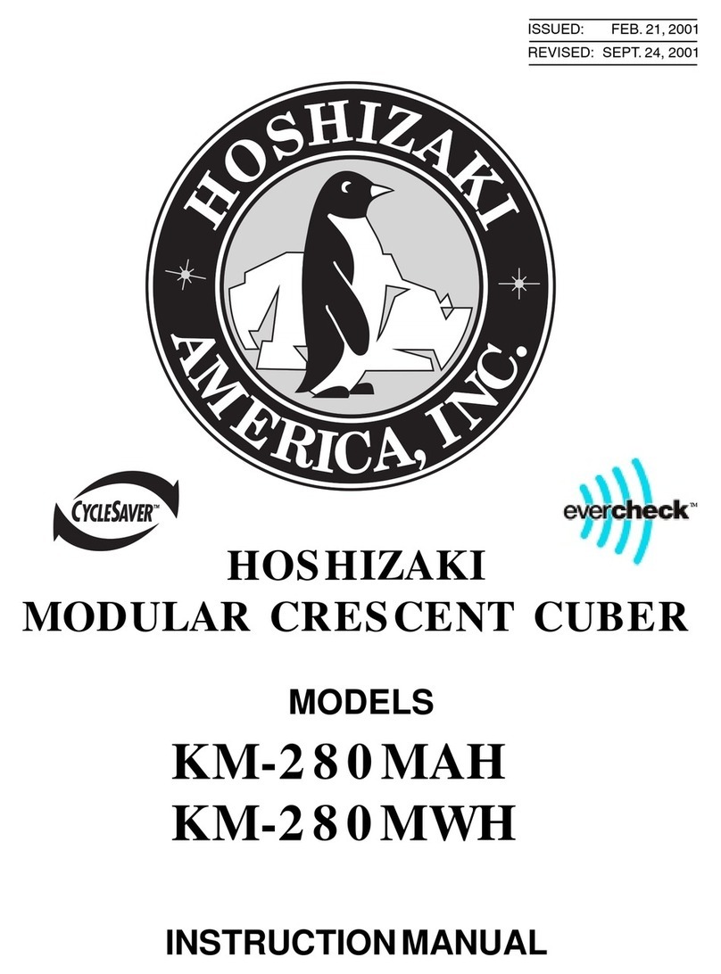 Hoshizaki KM-280MAH instruction manual