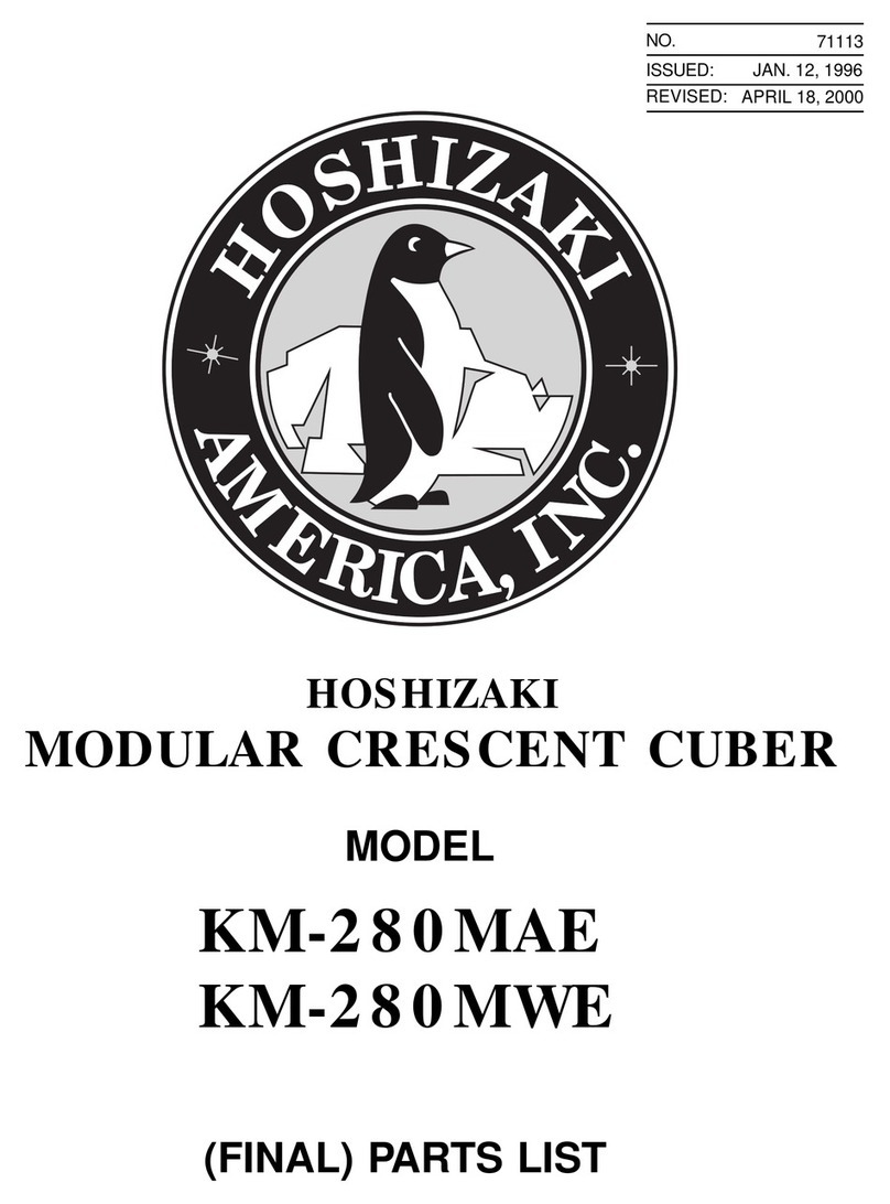 Hoshizaki KM-280MAE User manual