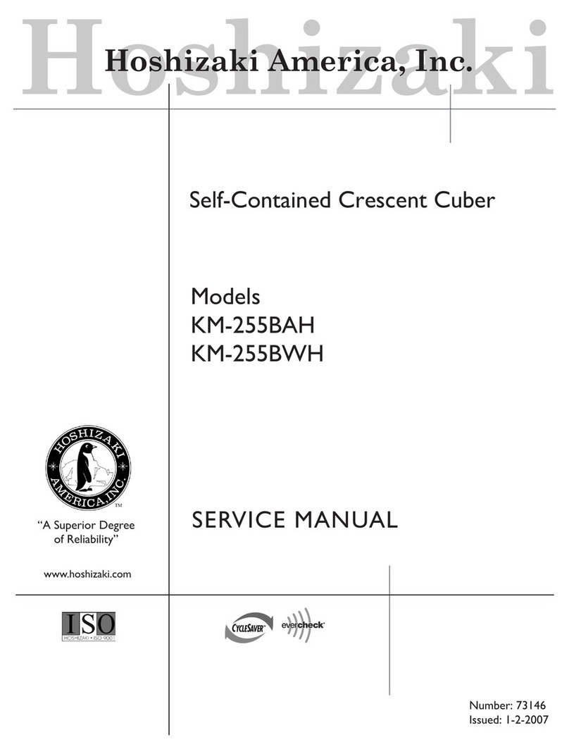 Hoshizaki KM-255BAH Service manual
