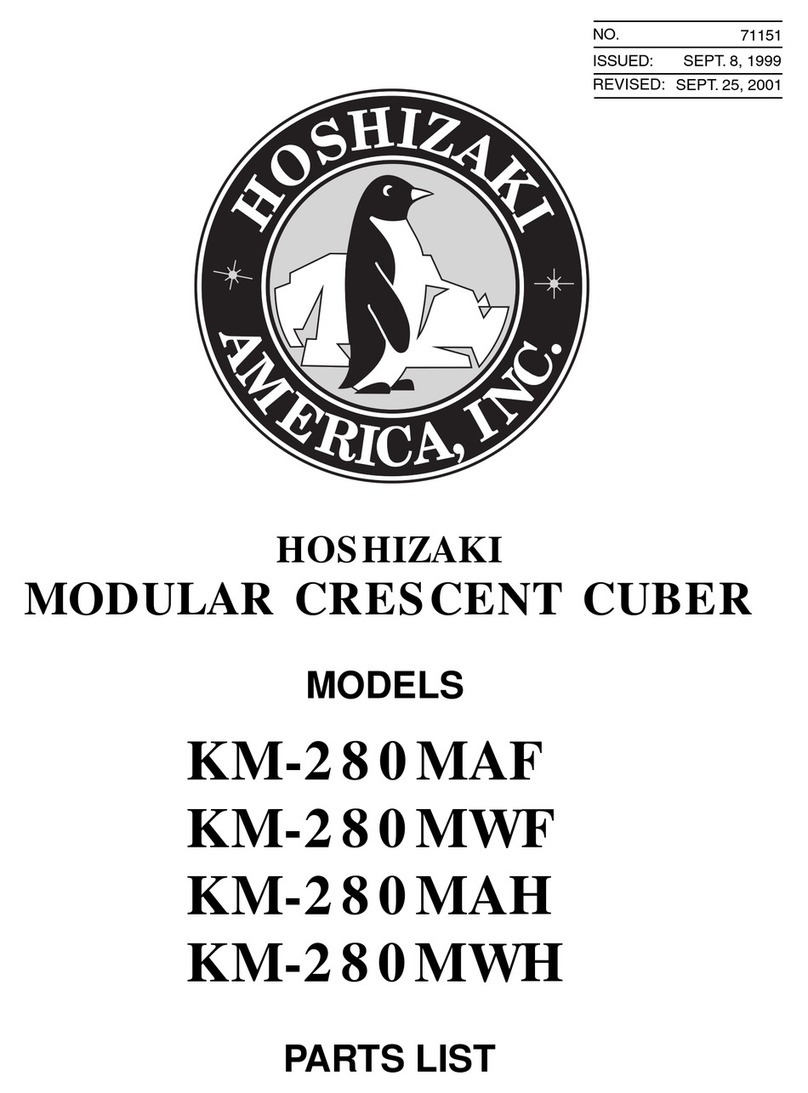 Hoshizaki KM-280MAF User manual