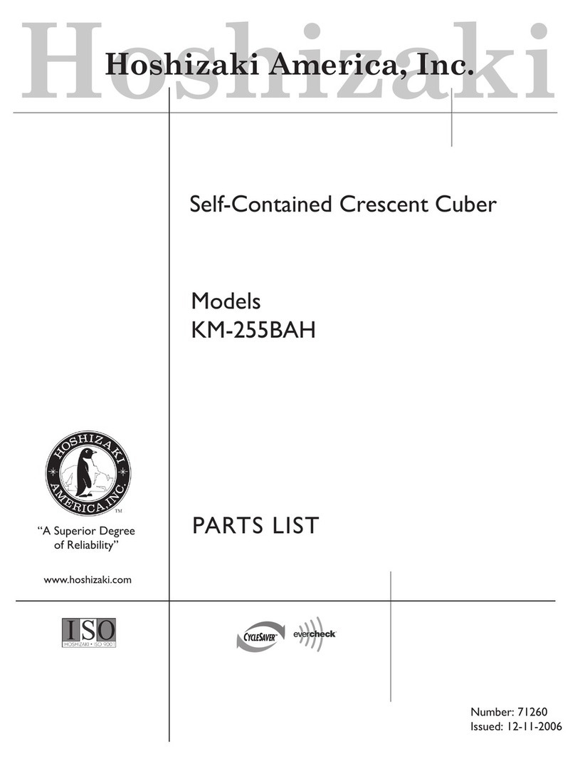 Hoshizaki KM-255BAH User manual