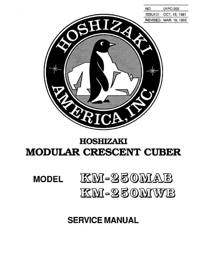 Hoshizaki KM-250MAB Service manual