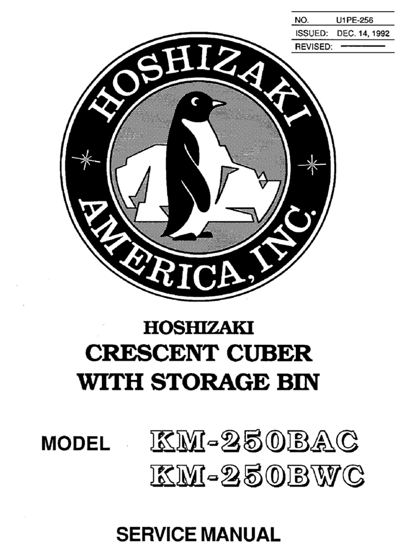 Hoshizaki KM-250BAC Service manual