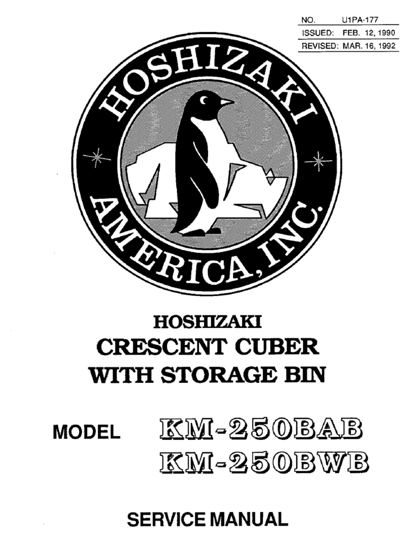 Hoshizaki KM-250BAB User manual