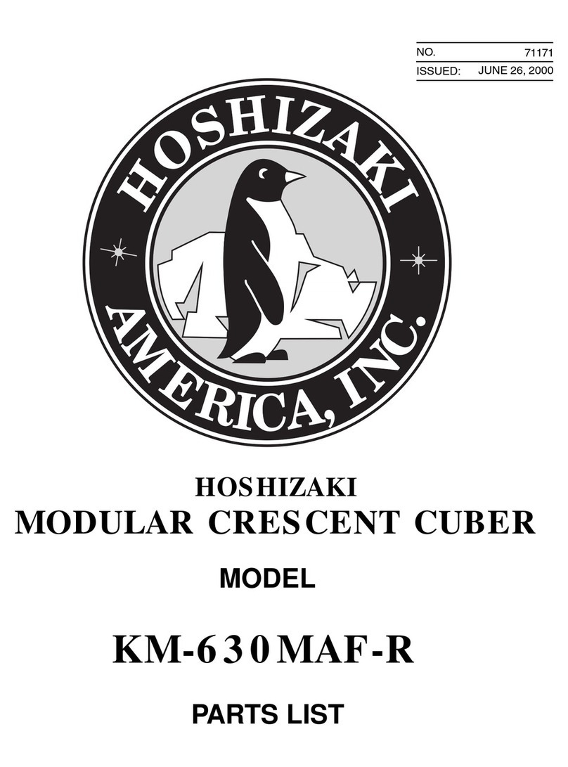 Hoshizaki KM-630MAF-R parts list