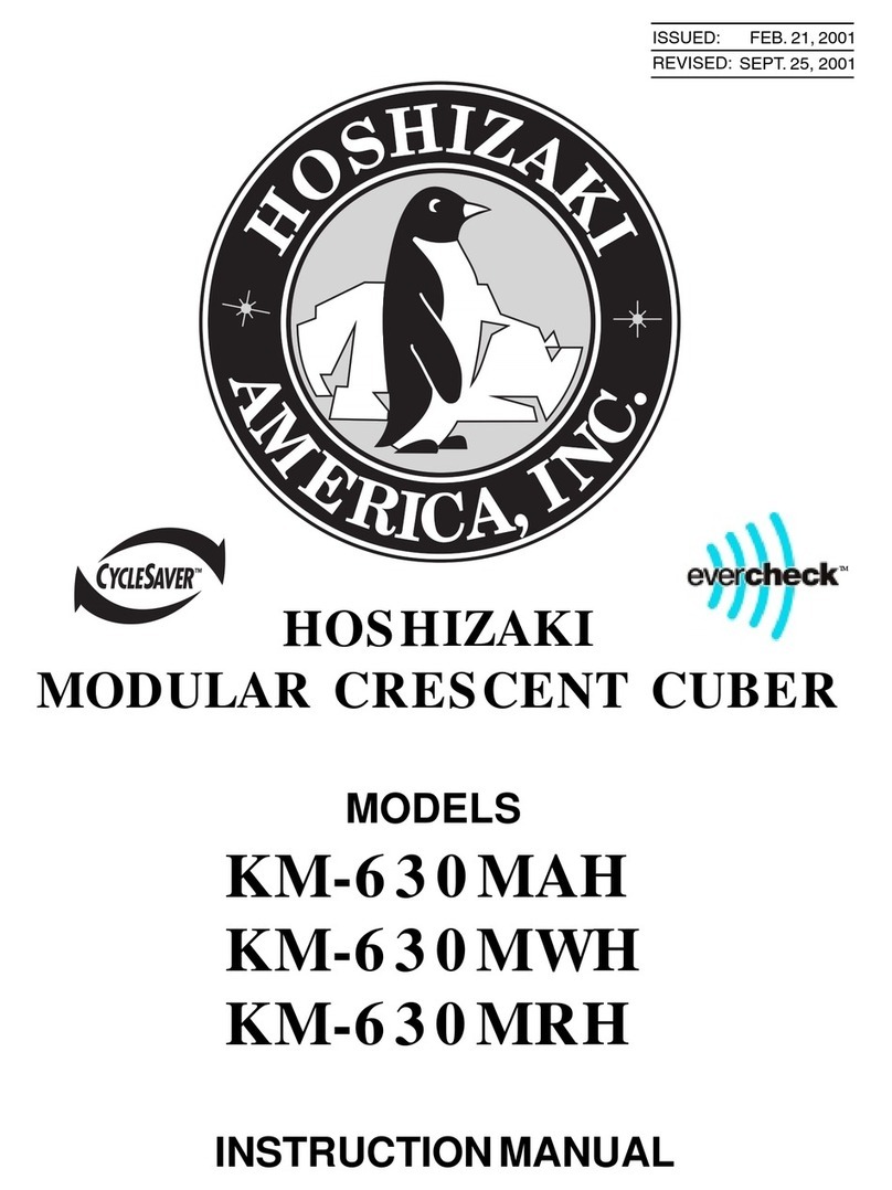 Hoshizaki KM-630MAH instruction manual