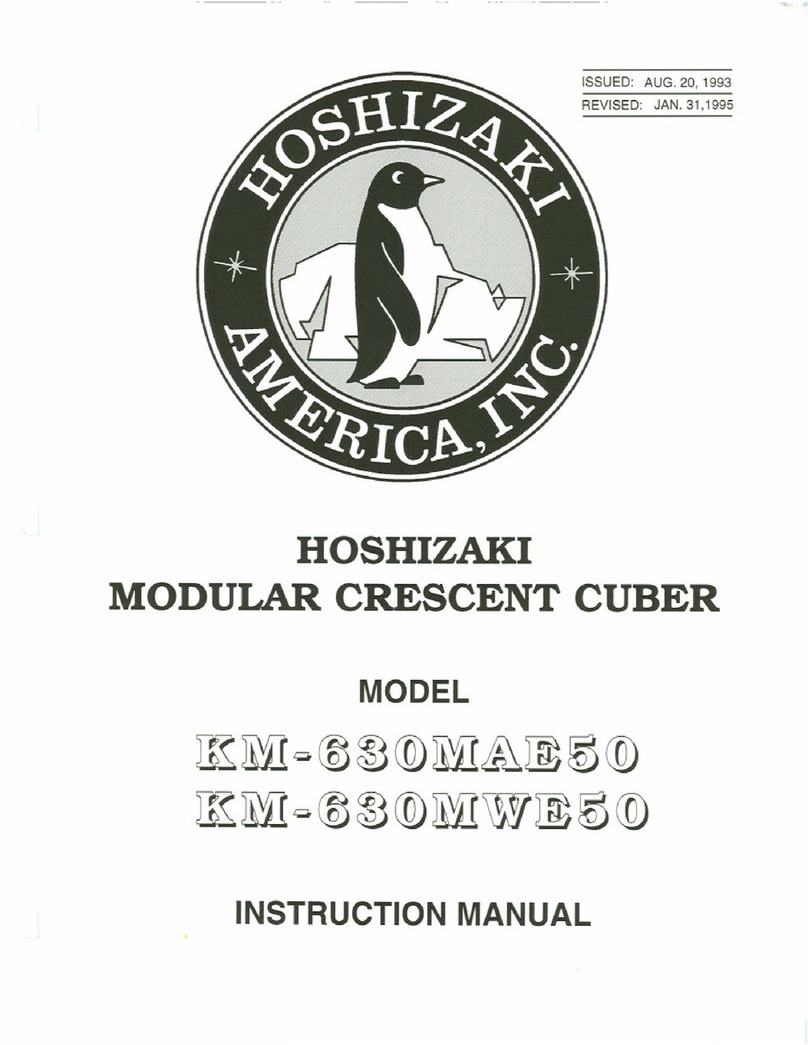 Hoshizaki KM-630MAE50 User manual