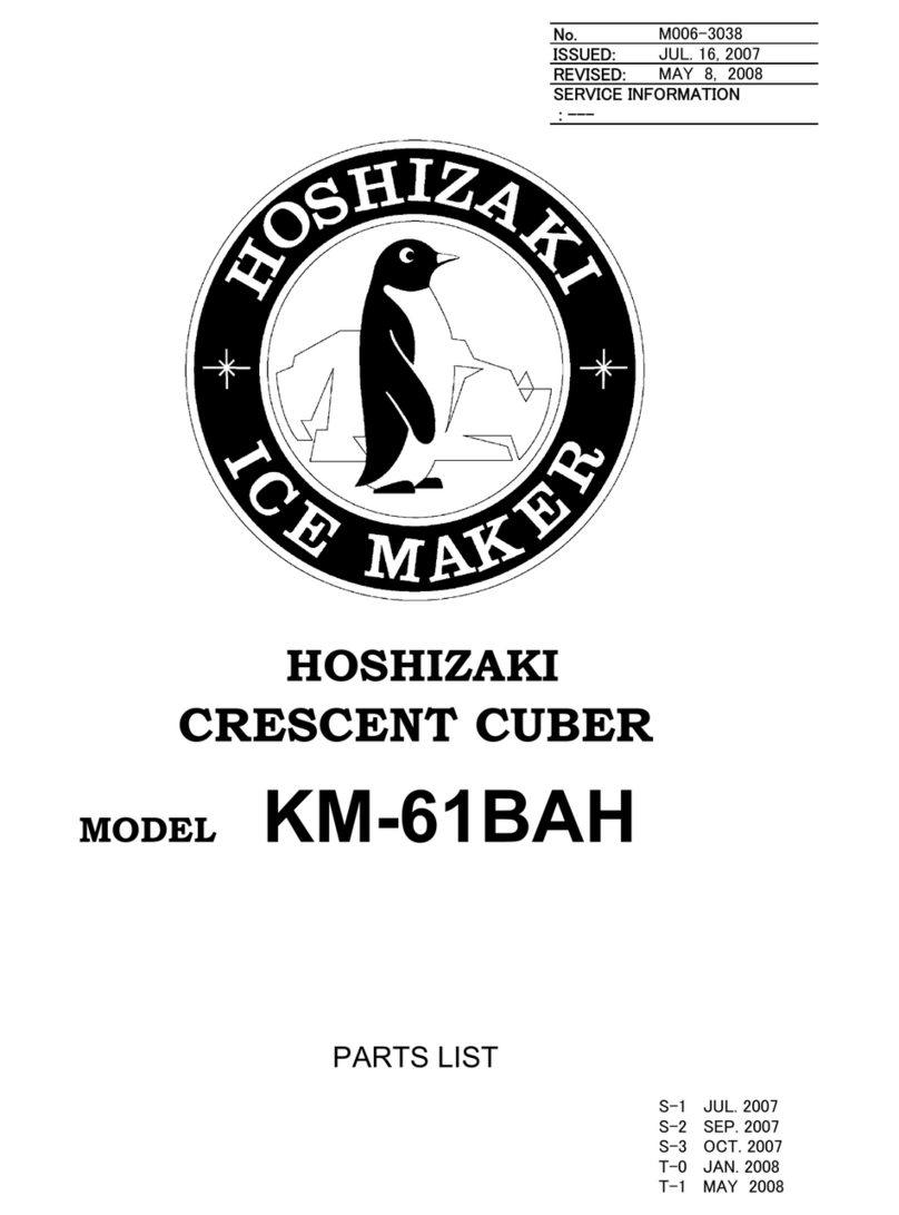 Hoshizaki KM-61BAH parts list