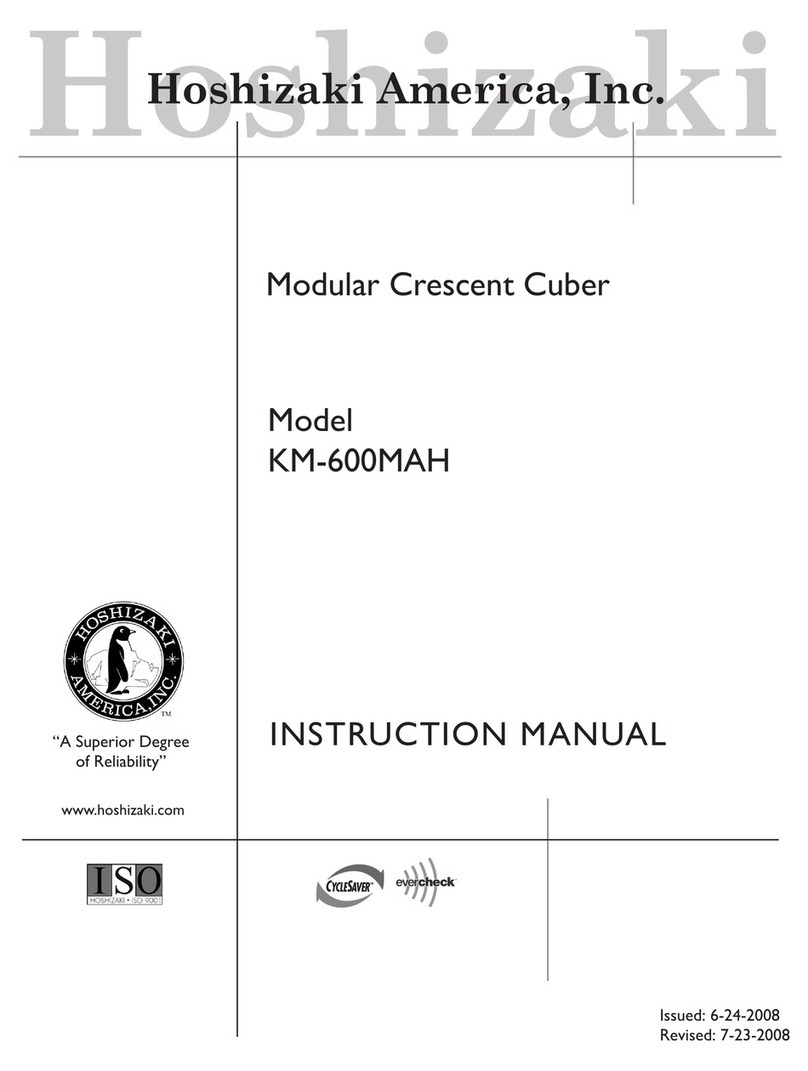 Hoshizaki KM-600MAH User manual