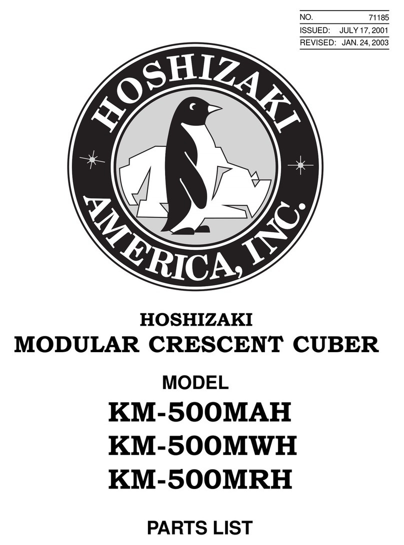 Hoshizaki KM-500MAH parts list