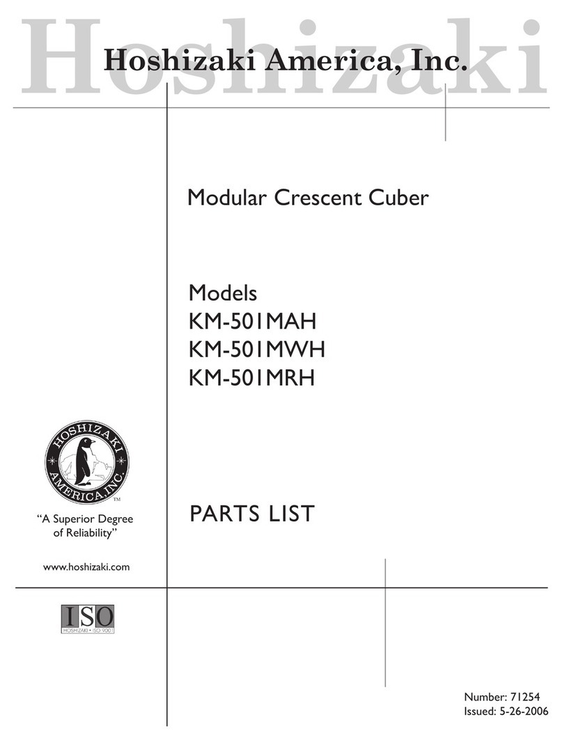 Hoshizaki KM-501MAH User manual