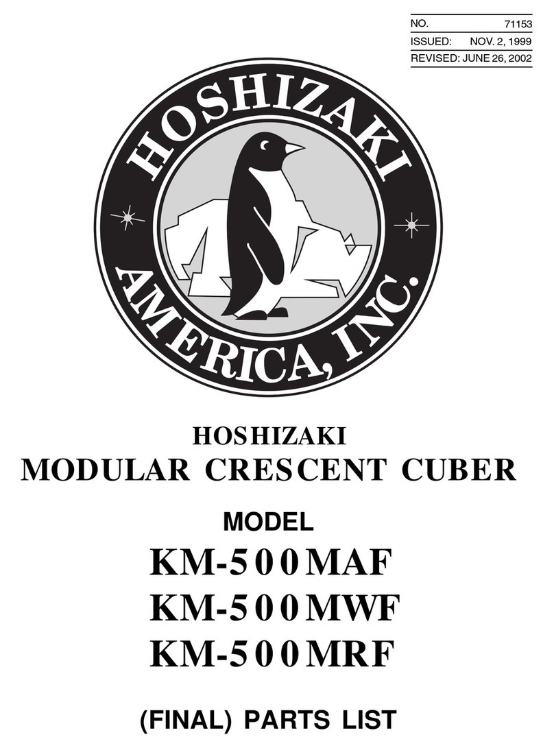 Hoshizaki KM-500MAF User manual Hoshizaki KM-500MAF User manual