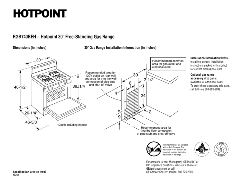 Hotpoint RGB740BEHCT Manual