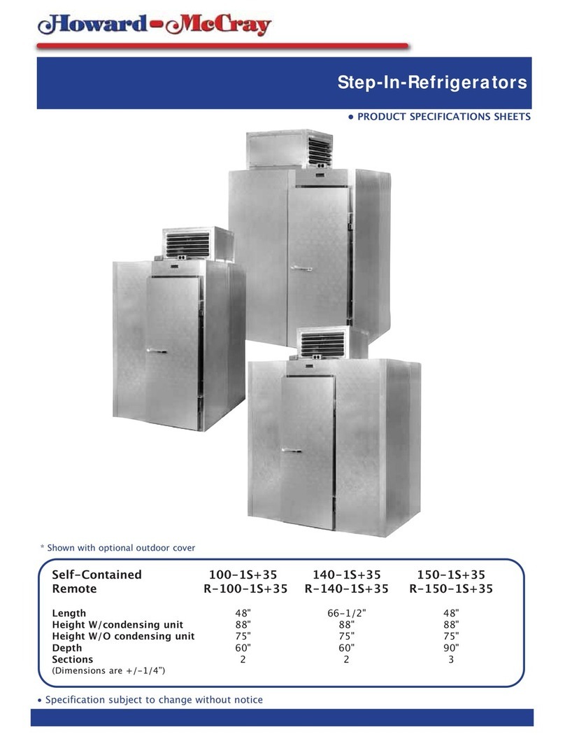 Howard McCray R-100-1S-35 Specifications