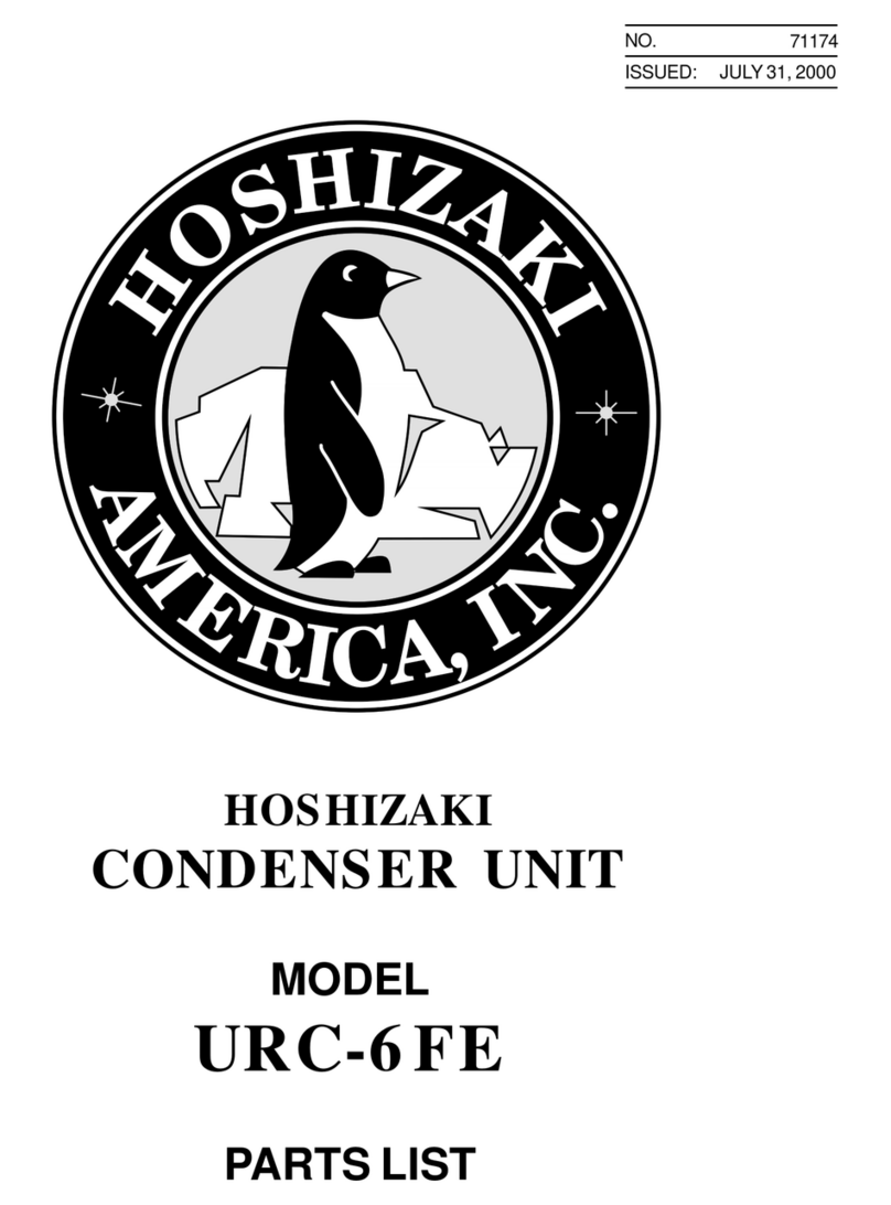 Hoshizaki URC-6FE parts list