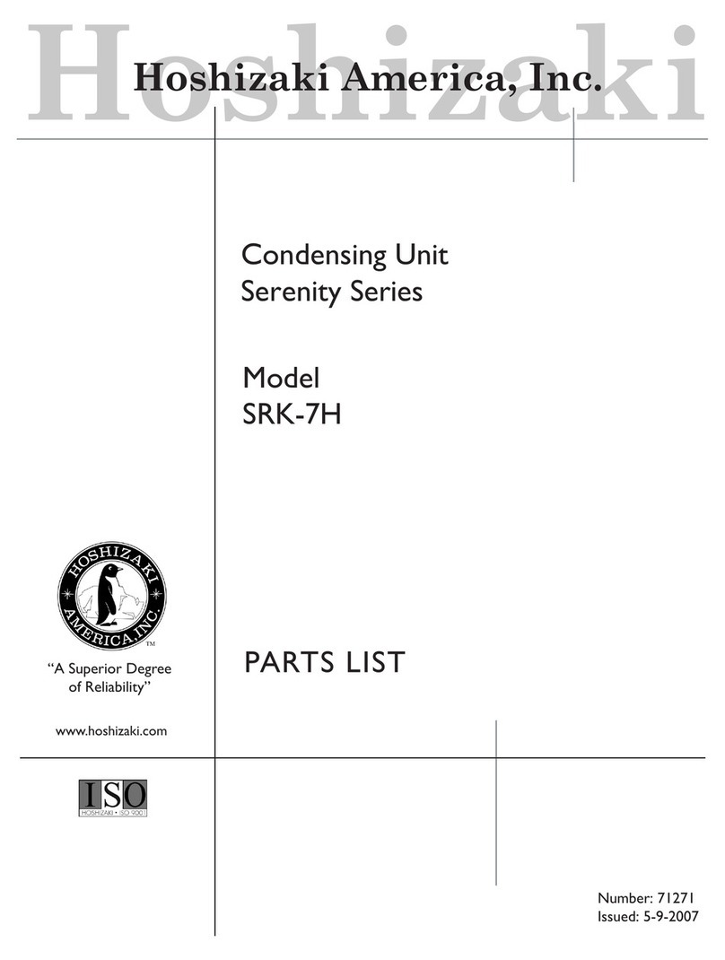 Hoshizaki SRK-7H parts list
