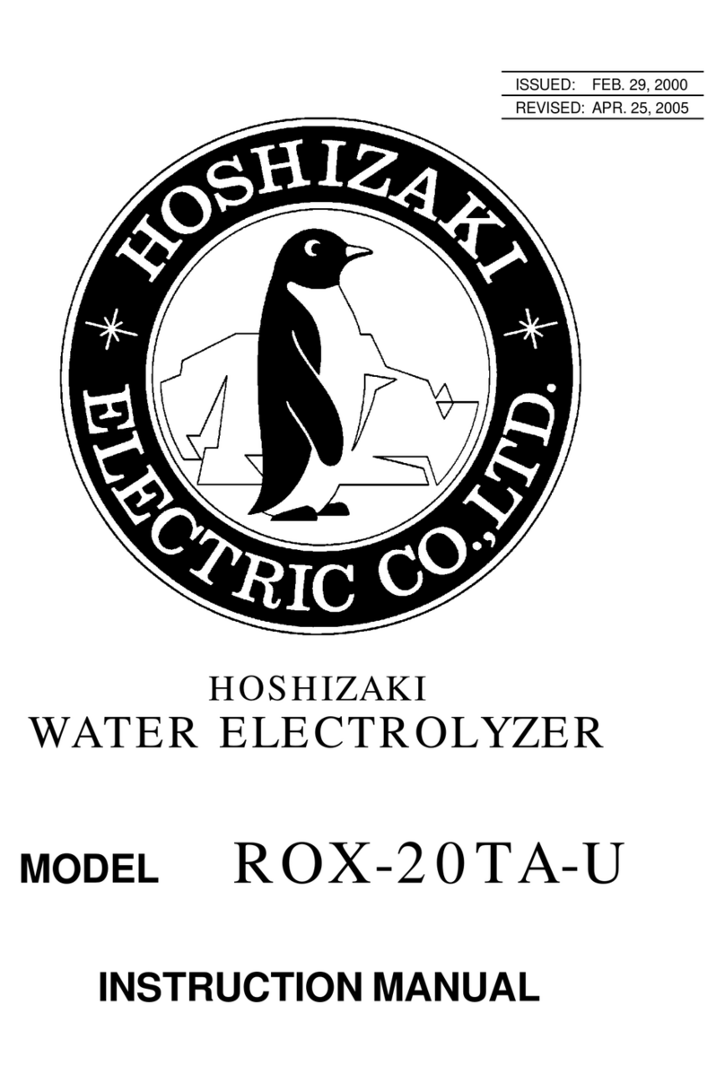 Hoshizaki ROX-20TA-U instruction manual