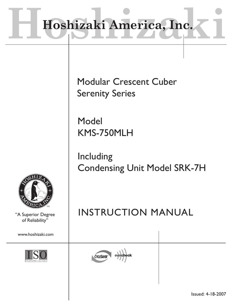 Hoshizaki KMS-750MLH User manual