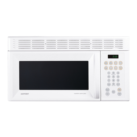 Hotpoint RVM1535DMBB - R 1.5 cu. Ft. Microwave OVEN7 User instructions
