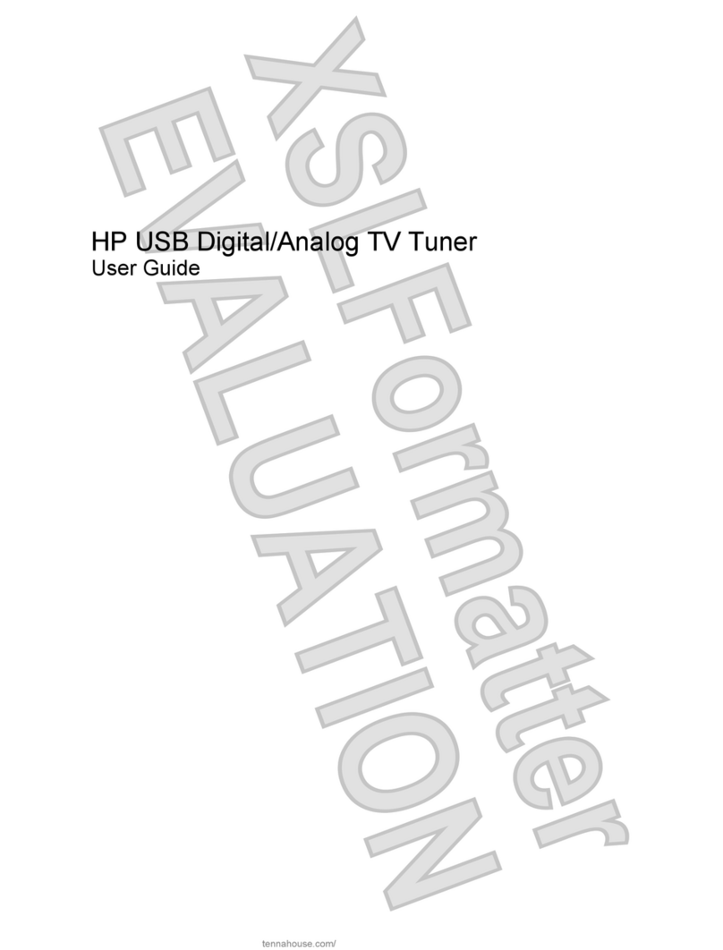 HP USB TV Tuner user guide